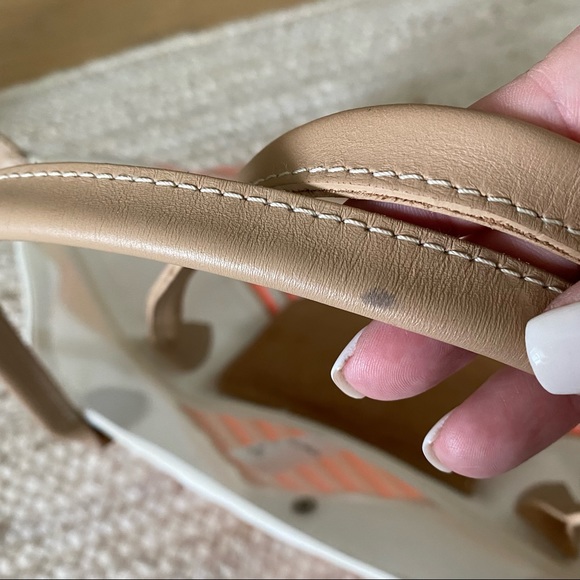 Longchamp Le Pliage Neon Stripe Mariniere Tote Bag - Picture 10 of 12